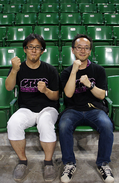 きたる『PSO』15周年へ向けて意欲を見せるの木村裕也ディレクター（左）と酒井智史プロデューサー（右）