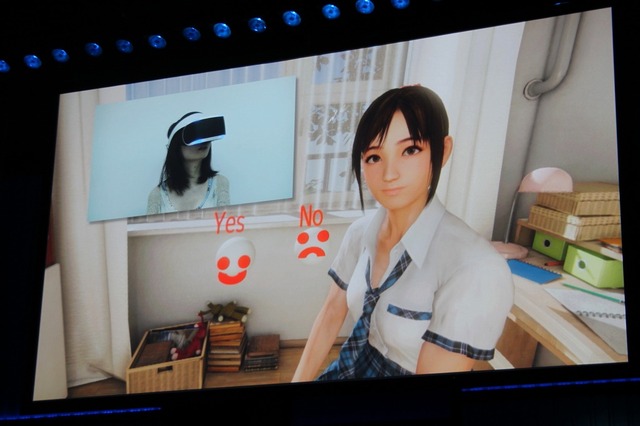 【SCEJA PC14】Project Morpheus『サマーレッスン』発表！女の子が隣りにいる臨場感を味わえるデモ