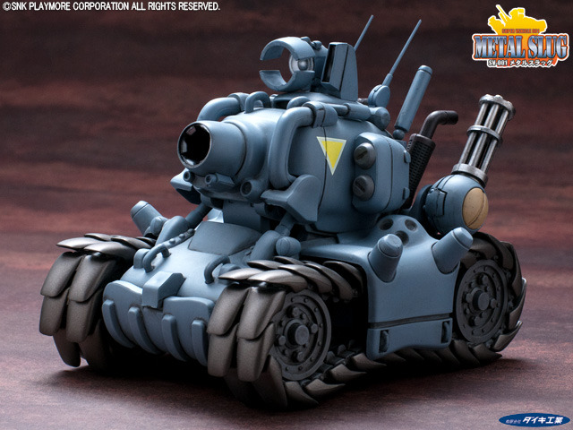 『メタルスラッグ』より「一人乗り高機動戦車メタルスラッグ」がフィギュア化、約3万円の完全受注生産品