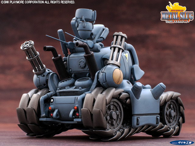 『メタルスラッグ』より「一人乗り高機動戦車メタルスラッグ」がフィギュア化、約3万円の完全受注生産品