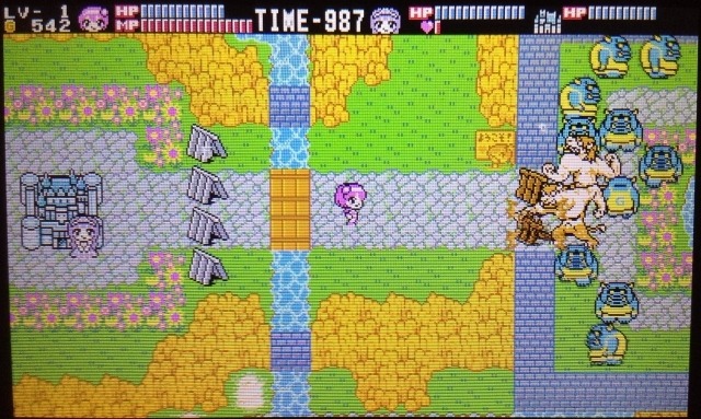 プレイヤーはローラ姫の親衛隊「まもって騎士（ナイト）」となり、姫を守りながら敵を倒していく