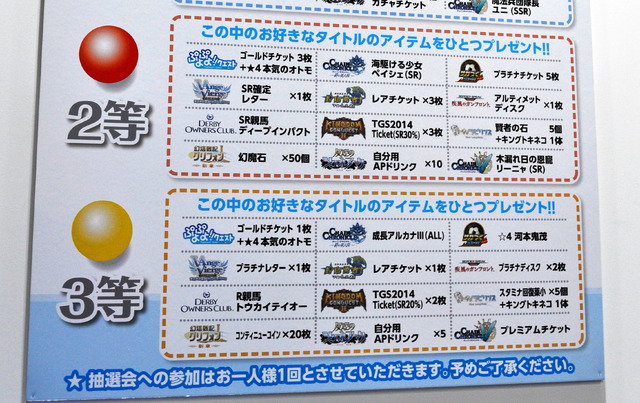 【TGS 2014】ダンガンロンパコラボをひかえる『チェンクロ』のSSRが当たる福引きを実施！チャンスだ！