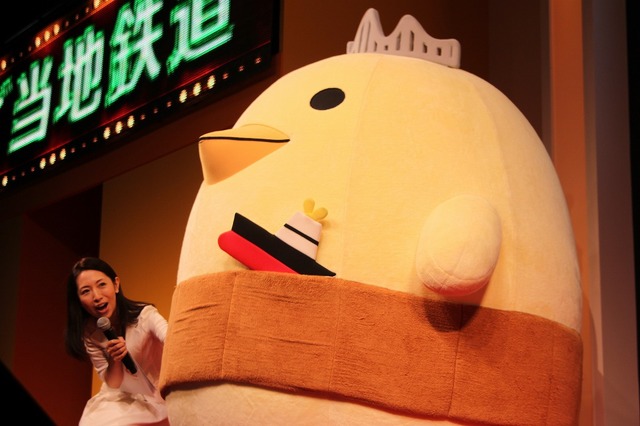 【TGS 2014】「ゲームが楽しいのはあたりまえ！」『ご当地鉄道』ステージはご当地キャラやCOWCOW登場で大盛り上がり