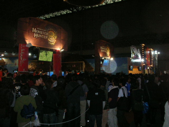 【TGS2008】一般日開場！大盛況のモンハン3ブース、アイマスステージ他（2）