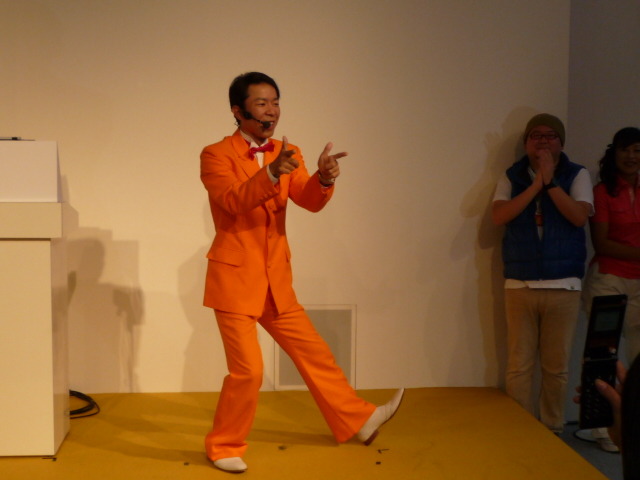 【TGS2008】ダンディ坂野さんも登場！DS『スペース パズルボブル』ゲーム大会