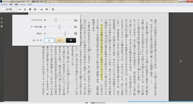 「Kindle for PC」イメージ