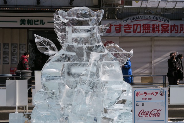 これは美しい！「ICE WORLD 2015」繁華街すすきのの街を彩る氷像たちを一挙紹介