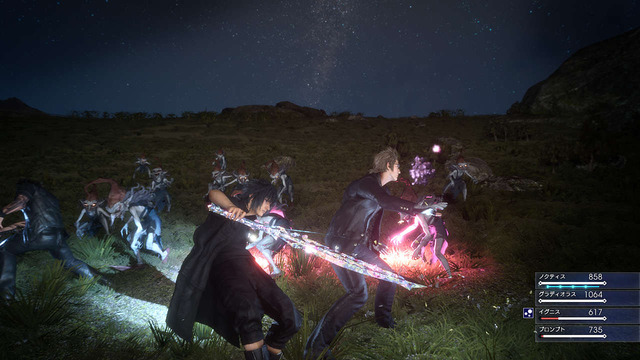 『FFXV 体験版 エピソード ダスカ』では、時間が経過する世界で探索からベヒーモス戦まで味わえるぞ