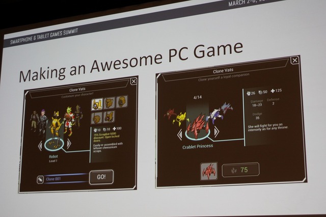 【GDC 2015】スマホ版で集客、Steam版で収益化　カナダKitfox Gamesの取り組み