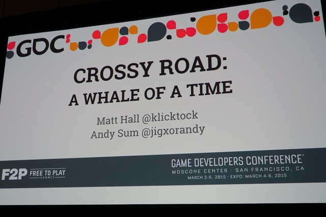 【GDC 2015】2人で作って10億円を稼いだ『クロッシーロード』のサクセスストーリー