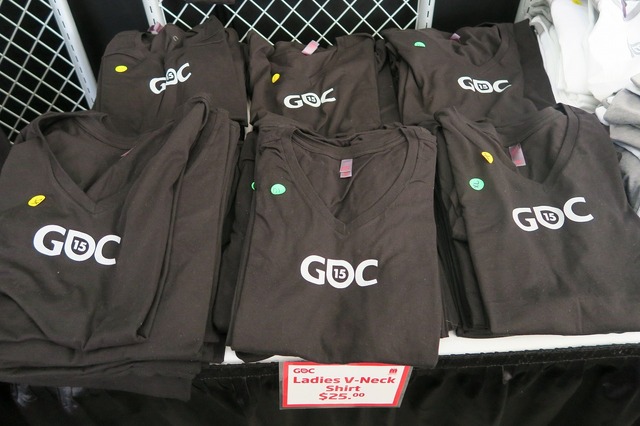 【GDC 2015】Tシャツ、バッグ、ノート・・・今年も豊富に揃ったGDCグッズをチェック