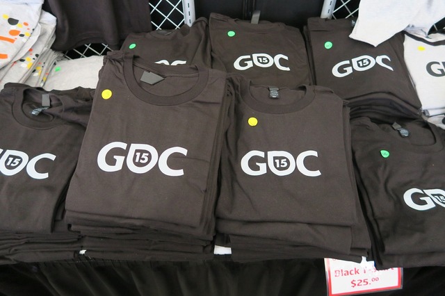 【GDC 2015】Tシャツ、バッグ、ノート・・・今年も豊富に揃ったGDCグッズをチェック