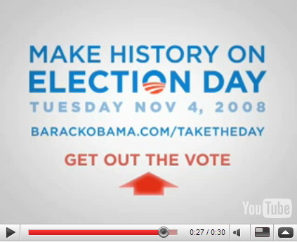 オバマ候補「Wiiリモコンを置いて、歴史を変えよう」呼びかける