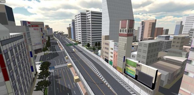 「Japanese Naniwa City」で表示した大阪市なんば駅周辺