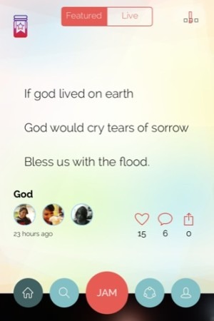 【プレイレポ】見知らぬ誰かと俳句を合作するアプリ「HaikuJam」