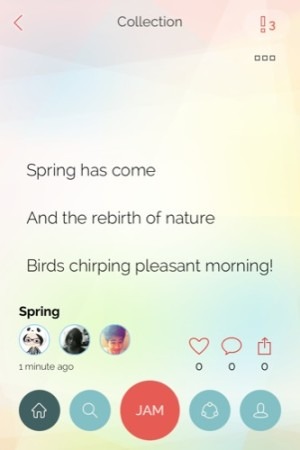 【プレイレポ】見知らぬ誰かと俳句を合作するアプリ「HaikuJam」