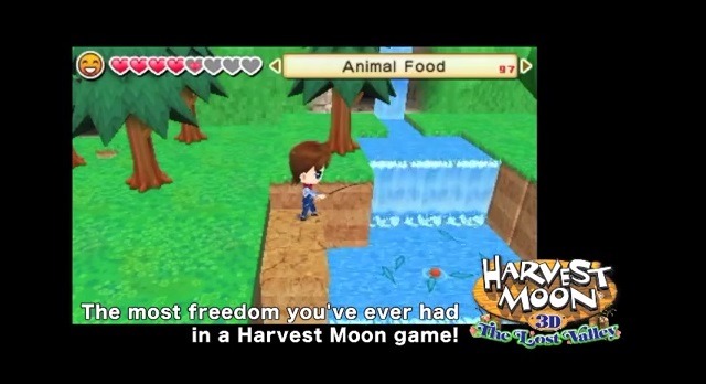 1作目の3DS『Harvest Moon: The Lost Valley』