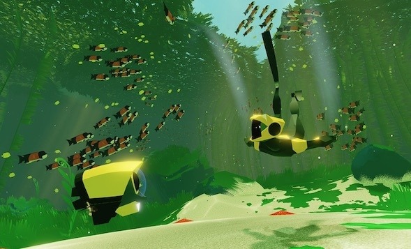 【E3 2015】『風ノ旅ビト』クリエイターの海洋冒険ゲーム『ABZU』を体験―国内リリースも?