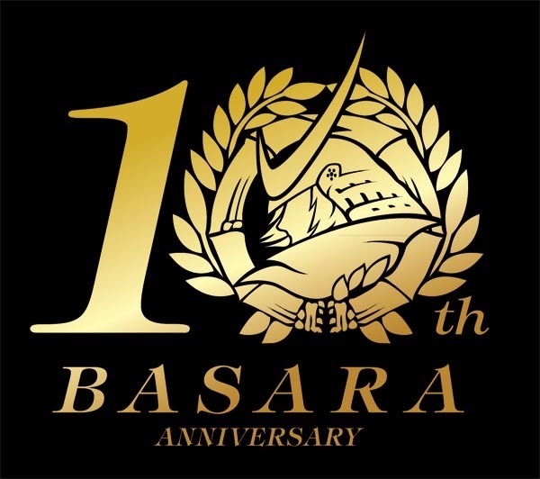 戦国BASARAシリーズ10周年記念ロゴ