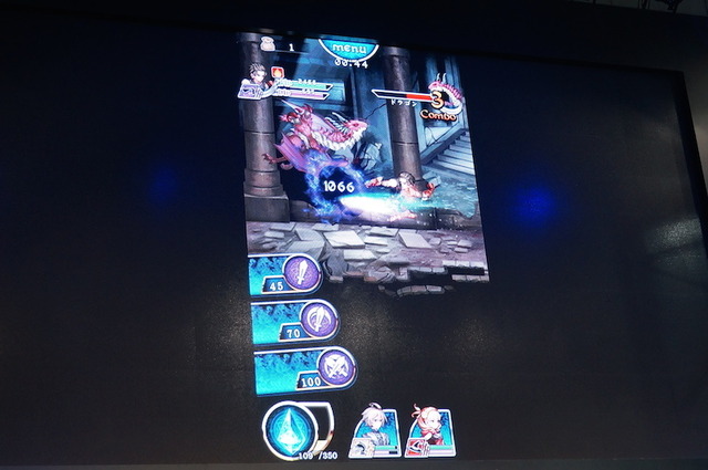 【TGS2015】横ベルトスクロールなのに縦持ちでプレイ感覚は格ゲー？グリーの本気作『追憶の青』