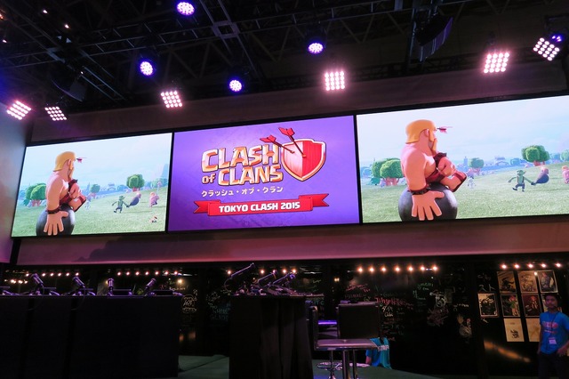 【TGS2015】『クラッシュ・オブ・クラン』がゲームショウ初上陸、ファンにはたまらないブースをレポート