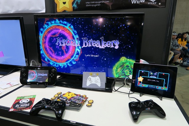 【TGS2015】美しく対戦が熱いパズルゲーム、Wii U向け『アストラルブレイカーズ』をインディーブースで体験