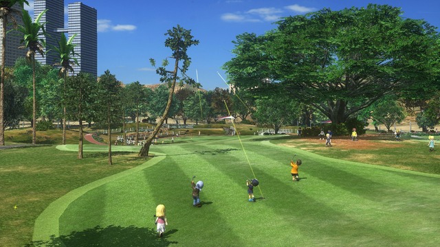 PS4『New みんなのGOLF』はオープンワールド！釣りやスカイダイビングも楽しめ、カートを乗り回すことも