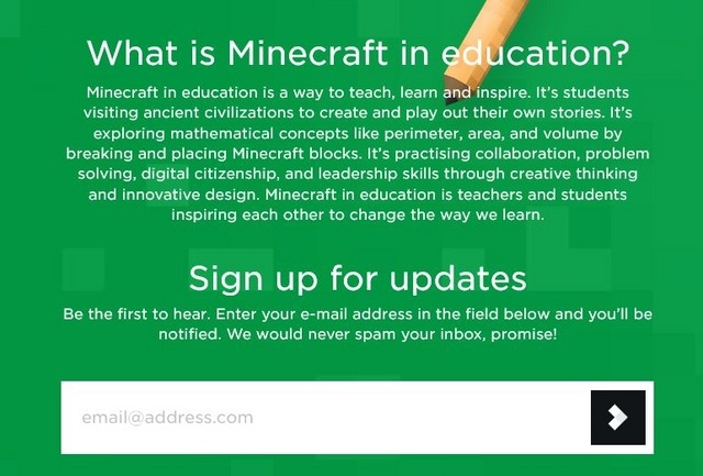 Minecraft in Education