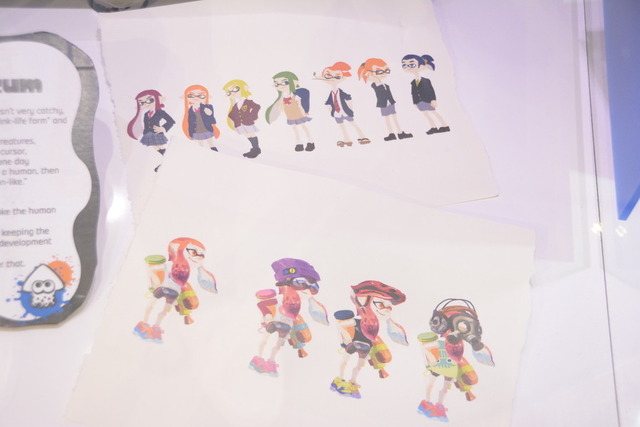 【レポート】『スプラトゥーン』デザイン原画やamiibo原型など貴重な資料を多数お届け