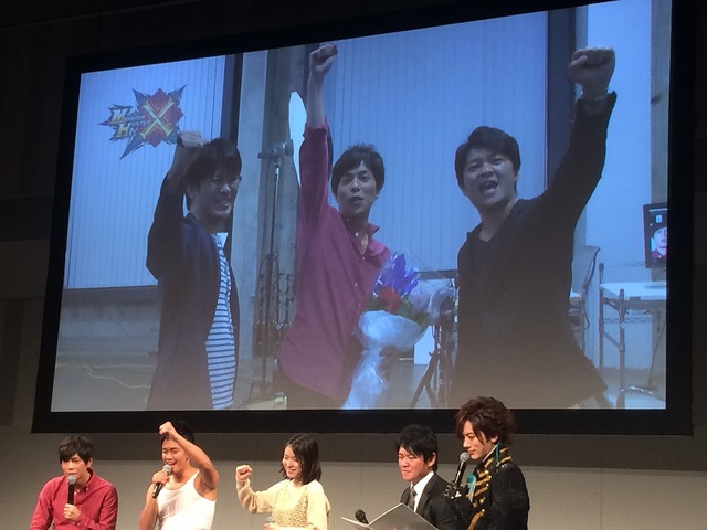 【レポート】『モンハン クロス』TVCM完成発表会にDAIGO、井上聡、松岡茉優、武井壮が集合
