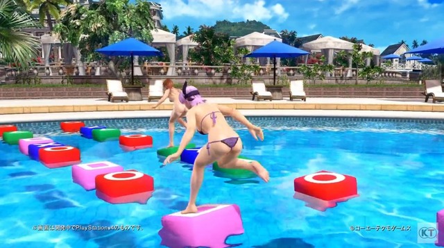 『DOA Xtreme 3』最新映像公開！水着美少女が綱引きやぴょんぴょんゲームに挑戦