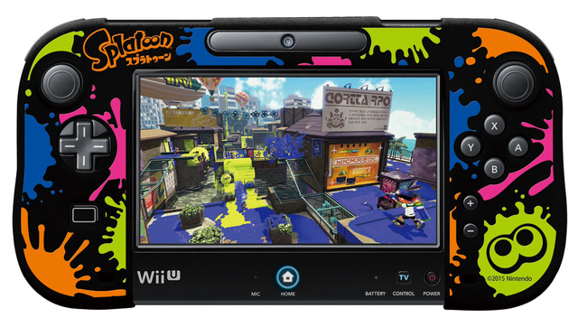 『スプラトゥーン』Wii U GamePad用シリコンカバー、12月20日発売に