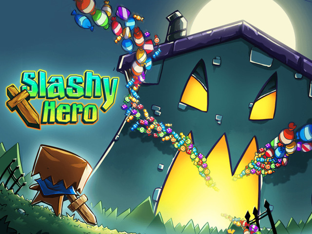 【60秒アプリタッチ】『Slashy Hero』－ハロウィンのキャンディーを取り戻すハクスラ