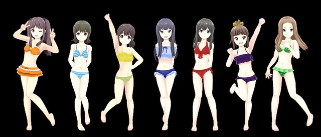 『ミラクルガールズフェスティバル』DLCコスチューム「水着セット」配信決定！ボイス付きのレアフィギュアも追加