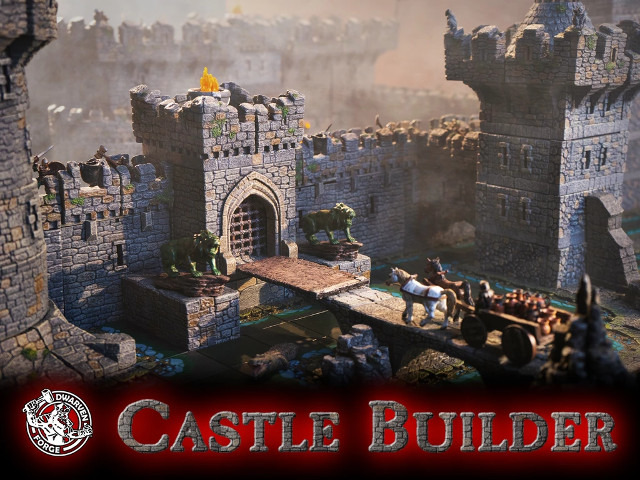 TRPG向けミニチュア城『Dwarven Forge's Castles』が超豪華！サンドボックスの様に組み立て可能