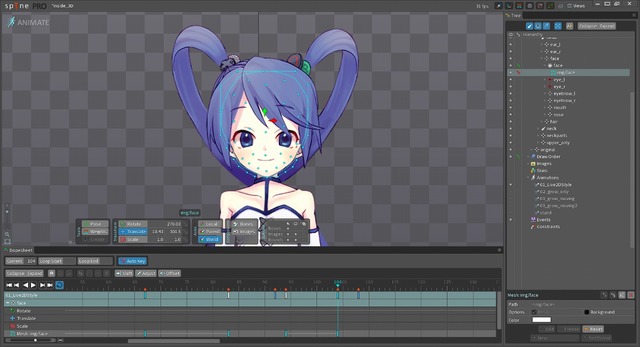 【特集】アニメーション制作ソフト「Spine」を使って、動くインサイドちゃんを作ってみた