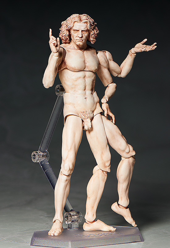 「figma ウィトルウィウス的人体図」予約開始！芸術作品が可動フィギュアに