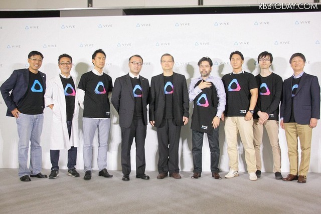 HTC NIPPONは7日、「HTC Vive」に関する記者説明会を開催。オフィシャルパートナー企業が一堂に会した