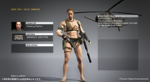 『METAL GEAR SOLID V: THE PHANTOM PAIN』アップデートでFOBスタッフに「水着」が登場