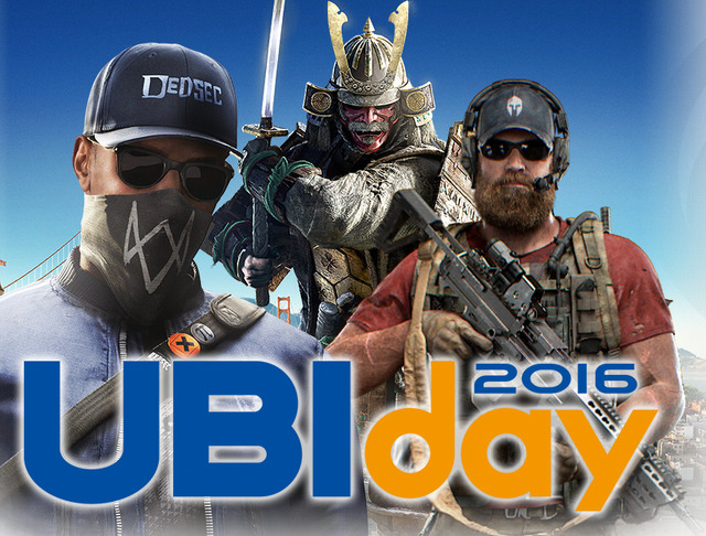 UBI、単独イベント「UBIDAY2016」を11月開催！『ウォッチドッグス2』や『フォーオナー』出展