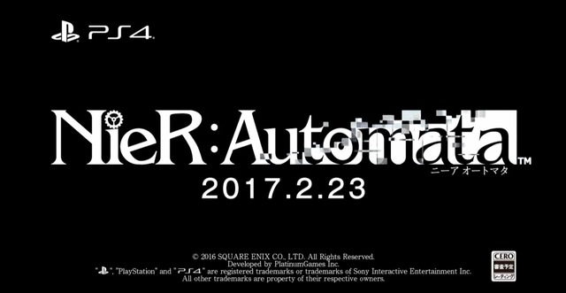 PS4版『NieR: Automata』2017年2月にリリース決定