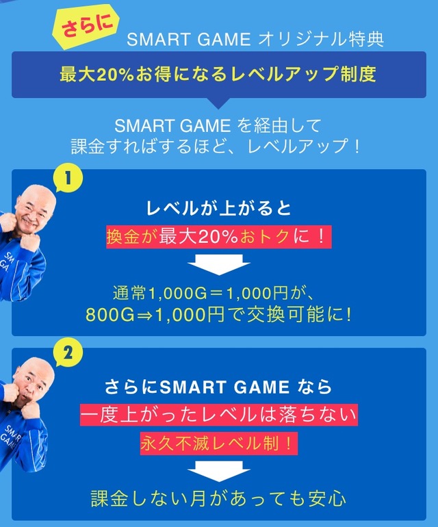 課金還元サービス「SMART GAME（スマートゲーム）」を使ってみた―レベルアップで最大20％もオトクに！？