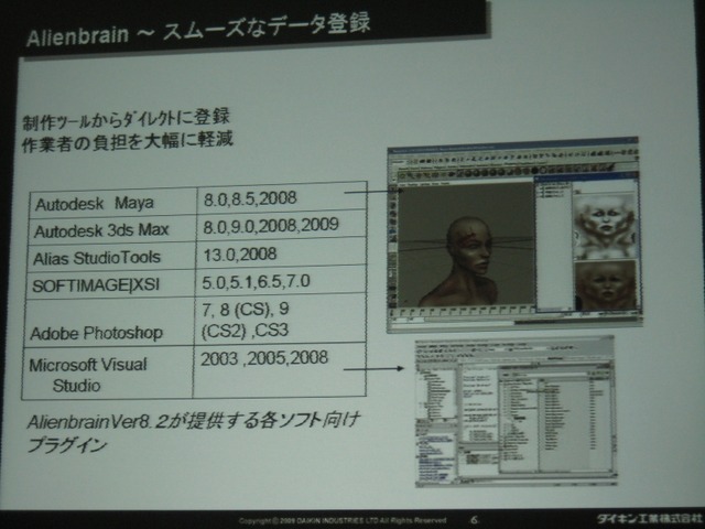 【GTMF2009】地元ガンバリオンがAlienbrainを導入する苦労を語った