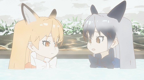 「けものフレンズ」のケロリン桶が登場！ ジャパリパークの温泉管理人・キタキツネとギンギツネが彩る