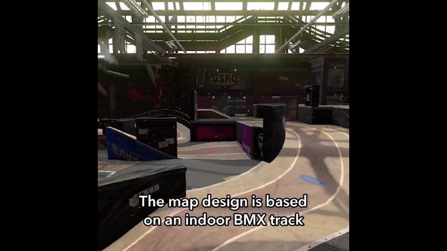 『スプラトゥーン2』BMXの室内トラックをイメージした新ステージ「Humpback Pump Track」が発表