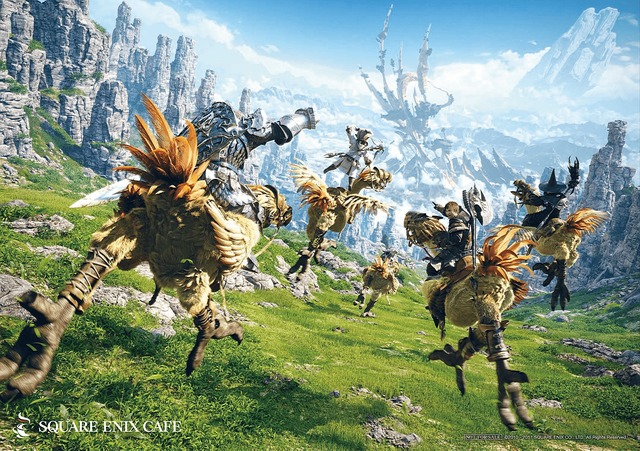 『紅蓮のリベレーター』発売記念コラボ！ 「SQUARE ENIX CAFE」を『FFXIV』アートが彩る─大川ぶくぶ描き下ろしグッズも登場