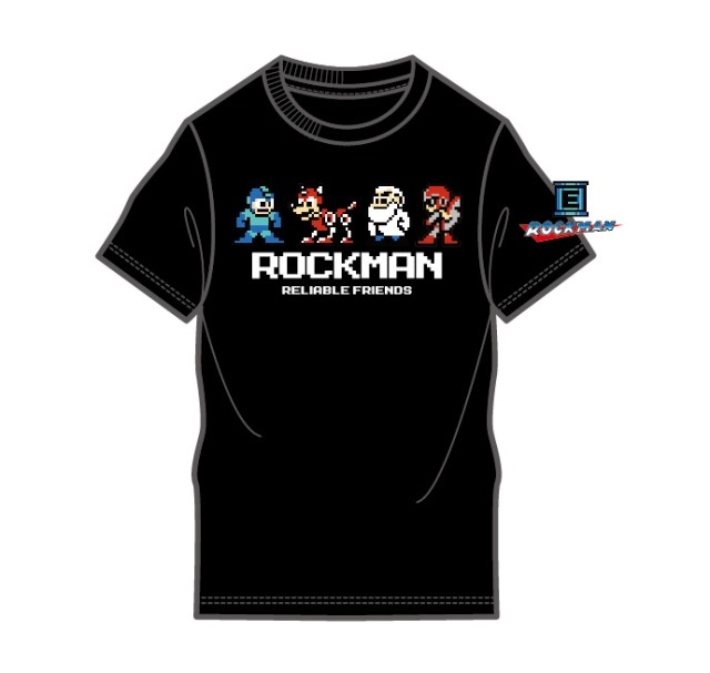 8bitドットのロックマンTシャツが「しまむら」に登場！チャージショットを放つロックマンをデザイン