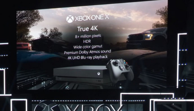 【E3 2017】Microsoftが「Xbox One X」を海外向けに発表