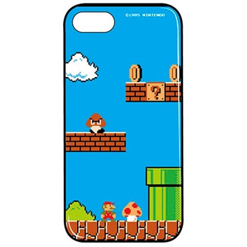 POPなドットグラフィックのマリオをはじめとする、全7種類のiPhoneケースが発売中