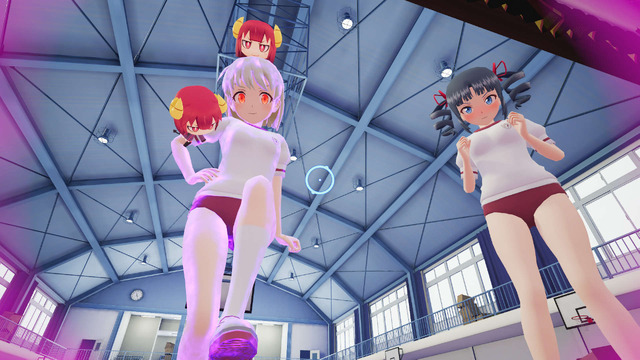 VR専用“眼”STG『ぎゃる☆がんVR』Steamにいきなり配信！ 悪魔を吸い込む新装備も登場─「スカートがめくれるのは“偶然”」